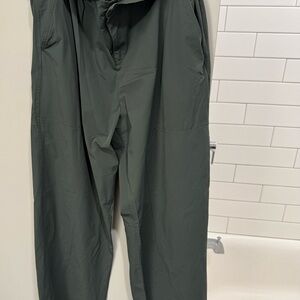 ALO Yoga Dark Green Track Pants